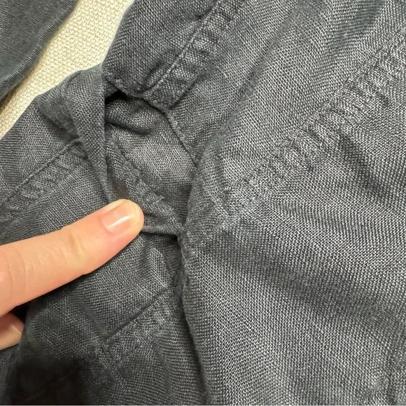 Black cropped linen jacket - Picture 7 of 13